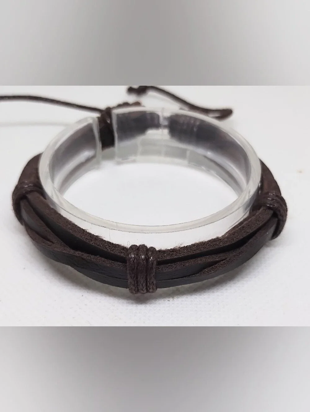 Men's Bracelet Leather Layered Brown New Jewelry G20